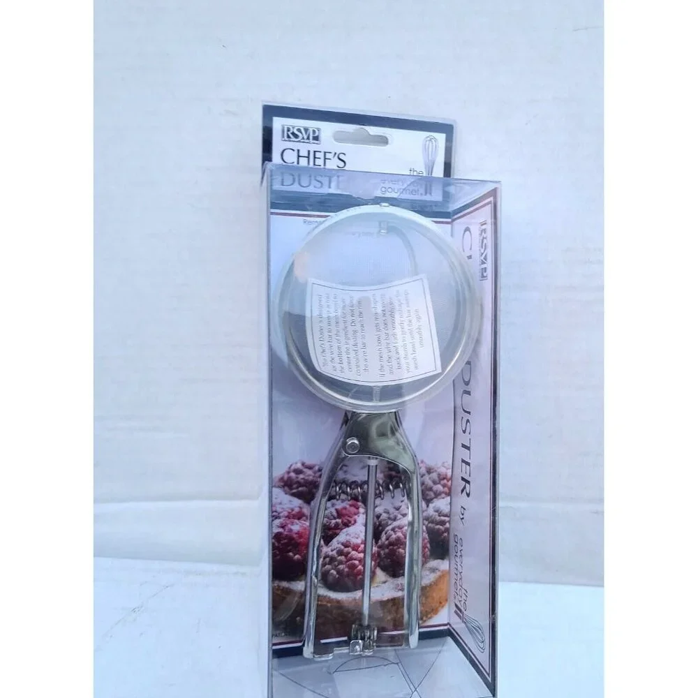 RSVP Chef’s Duster Sifter by the everyday gourmet Stainless Steel NEW